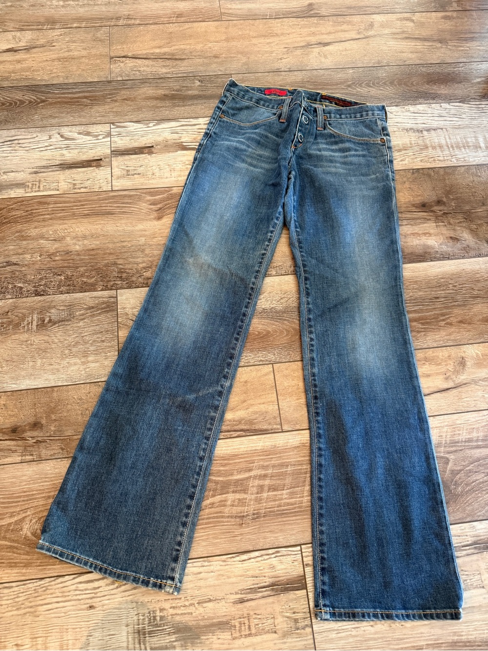 Ag Adriano Goldschmied Men's Dark Blue Bootcut Jeans